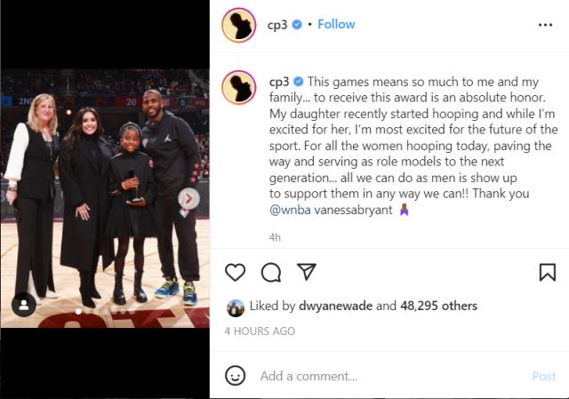 开云体育-【现场】缅怀科比吉安娜  保罗获第一届WNBA倡导奖